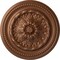 Ekena Millwork Chester Ceiling Medallion (Fits Canopies up to 2 1/4"), 15 3/4"OD x 1 7/8"P, Polished Copper CM15CHPOS - alternate 1